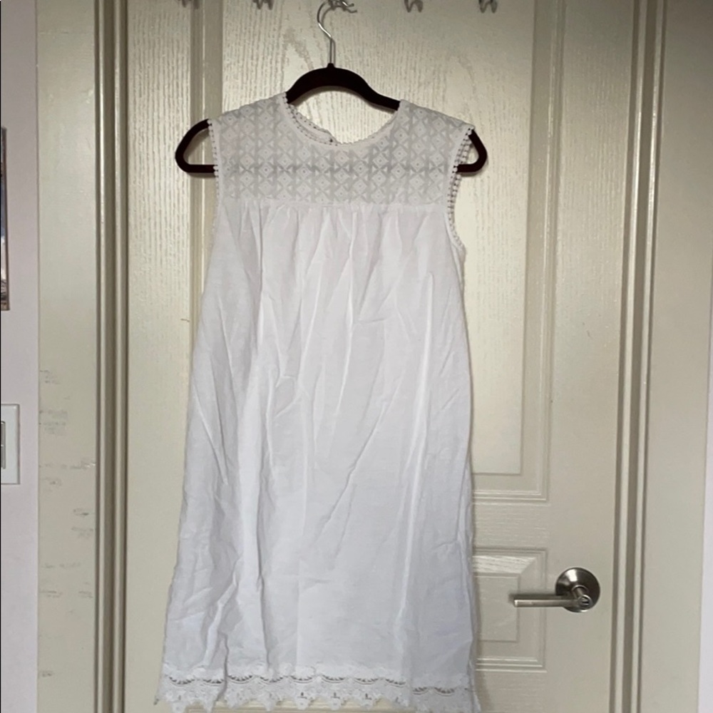White casual dress